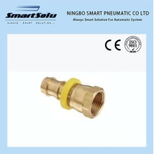 Reusable Braided Hose Brass Push-on Female Barb Pipe Fittings (NPSM)